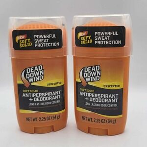 Dead Down Wind Soft Solid Unscented Antiperspirant + Deodorant 2.25oz (2 Pack)